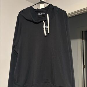 Under Armour Charcoal Hoodie with White Accents
